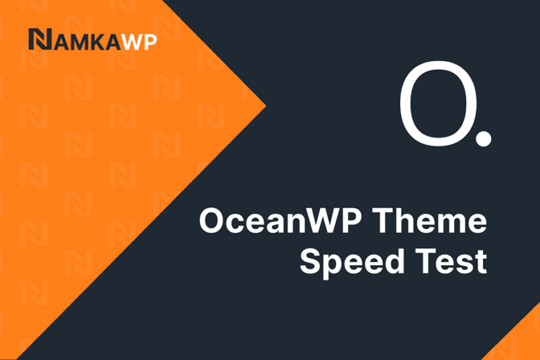 OceanWP theme speed test featured image